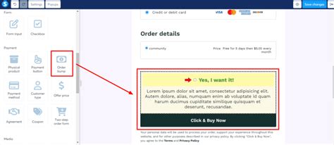 Order Bump Element Overview – ClickFunnels 2.0.